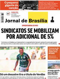 Capa do jornal Jornal de Brasília 04/12/2023