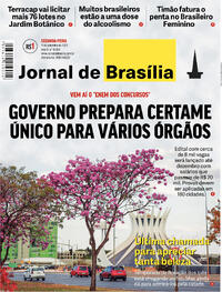 Capa do jornal Jornal de Brasília 11/09/2023