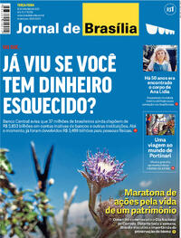 Capa do jornal Jornal de Brasília 12/09/2023