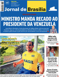 Capa do jornal Jornal de Brasília 12/12/2023