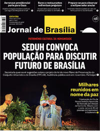 Capa do jornal Jornal de Brasília 13/10/2023