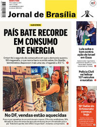 Capa do jornal Jornal de Brasília 15/11/2023