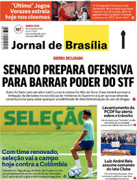 Capa do jornal Jornal de Brasília 16/11/2023