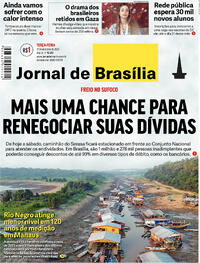 Capa do jornal Jornal de Brasília 17/10/2023