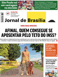 Capa do jornal Jornal de Brasília 18/09/2023
