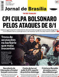 Capa do jornal Jornal de Brasília 18/10/2023