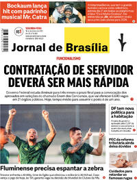 Capa do jornal Jornal de Brasília 18/12/2023