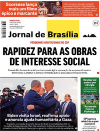 Capa do jornal Jornal de Brasília 19/10/2023