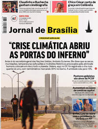 Capa do jornal Jornal de Brasília 21/09/2023