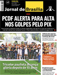 Capa do jornal Jornal de Brasília 25/09/2023