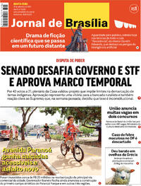 Capa do jornal Jornal de Brasília 28/09/2023