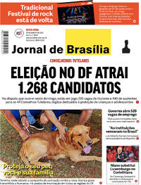 Capa do jornal Jornal de Brasília 29/09/2023