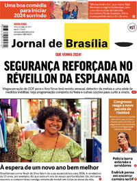 Capa do jornal Jornal de Brasília 29/12/2023