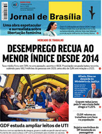 Capa do jornal Jornal de Brasília 01/02/2024