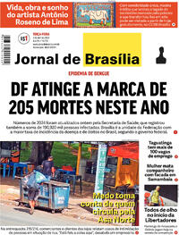 Capa do jornal Jornal de Brasília 02/04/2024
