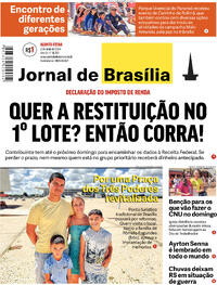 Capa do jornal Jornal de Brasília 02/05/2024