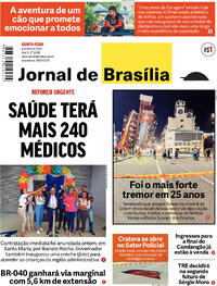 Capa do jornal Jornal de Brasília 04/04/2024