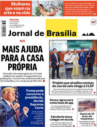 Capa do jornal Jornal de Brasília 05/03/2024