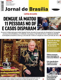 Capa do jornal Jornal de Brasília 06/02/2024