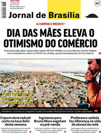 Capa do jornal Jornal de Brasília 07/05/2024