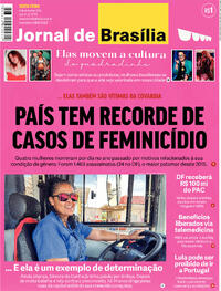 Capa do jornal Jornal de Brasília 08/03/2024
