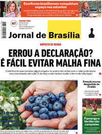 Capa do jornal Jornal de Brasília 08/04/2024