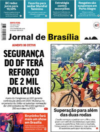 Capa do jornal Jornal de Brasília 09/05/2024