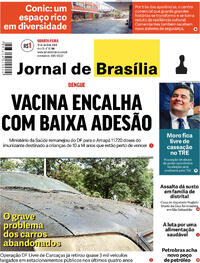Capa do jornal Jornal de Brasília 10/04/2024