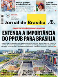 Capa do jornal Jornal de Brasília 11/03/2024