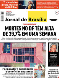 Capa do jornal Jornal de Brasília 12/03/2024
