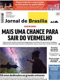 Capa do jornal Jornal de Brasília 15/03/2024