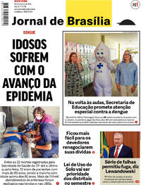 Capa do jornal Jornal de Brasília 16/02/2024