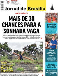 Capa do jornal Jornal de Brasília 18/03/2024