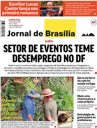 Capa do jornal Jornal de Brasília 19/02/2024