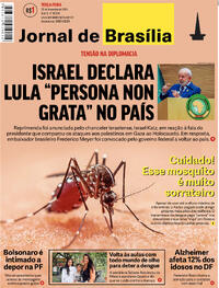 Capa do jornal Jornal de Brasília 20/02/2024