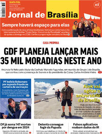 Capa do jornal Jornal de Brasília 20/03/2024