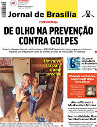 Capa do jornal Jornal de Brasília 22/04/2024