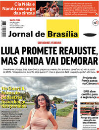 Capa do jornal Jornal de Brasília 24/04/2024