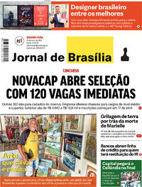 Capa do jornal Jornal de Brasília 25/03/2024