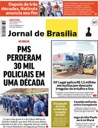 Capa do jornal Jornal de Brasília 28/02/2024