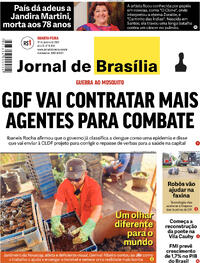 Capa do jornal Jornal de Brasília 31/01/2024