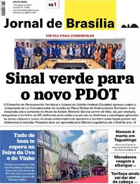 Capa do jornal Jornal de Brasília 01/08/2025