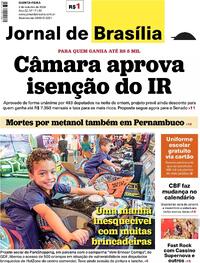 Capa do jornal Jornal de Brasília 02/10/2025