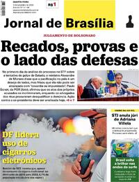 Capa do jornal Jornal de Brasília 03/09/2025