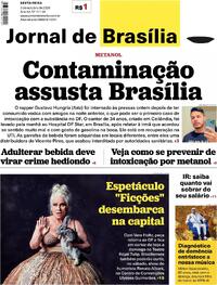 Capa do jornal Jornal de Brasília 03/10/2025