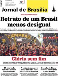 Capa do jornal Jornal de Brasília 04/12/2025