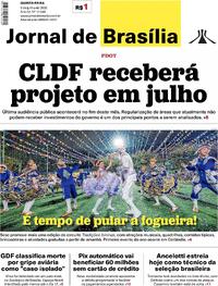 Capa do jornal Jornal de Brasília 05/06/2025
