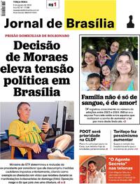 Capa do jornal Jornal de Brasília 05/08/2025