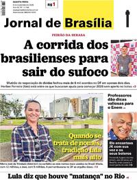 Capa do jornal Jornal de Brasília 05/11/2025