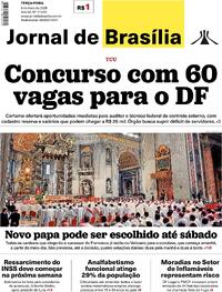 Capa do jornal Jornal de Brasília 06/05/2025